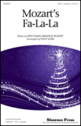 Mozart's Fa-La-La SATB choral sheet music cover